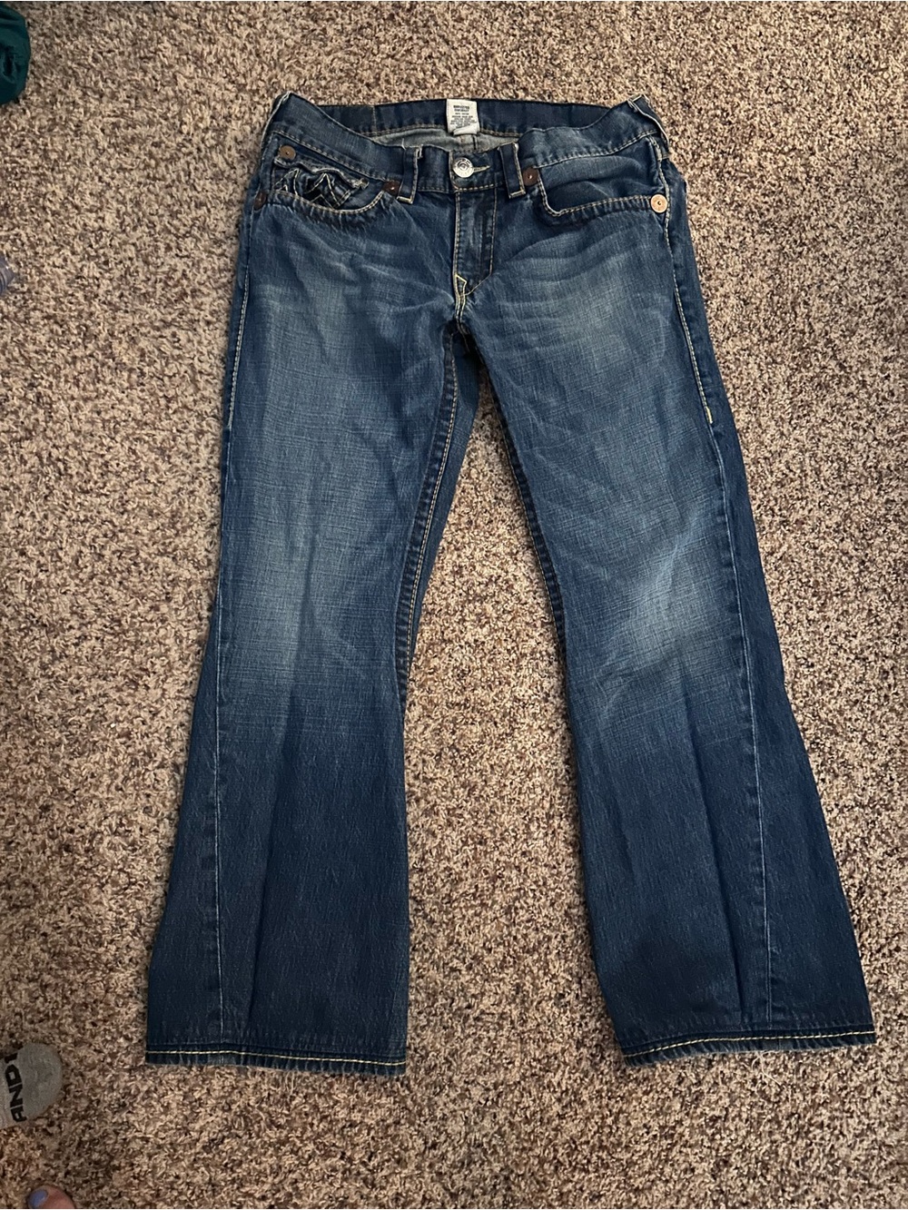 True Religion Dark Blue Joey’s size 34